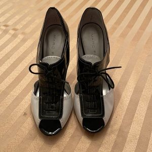 Black & White Patent Leather heels